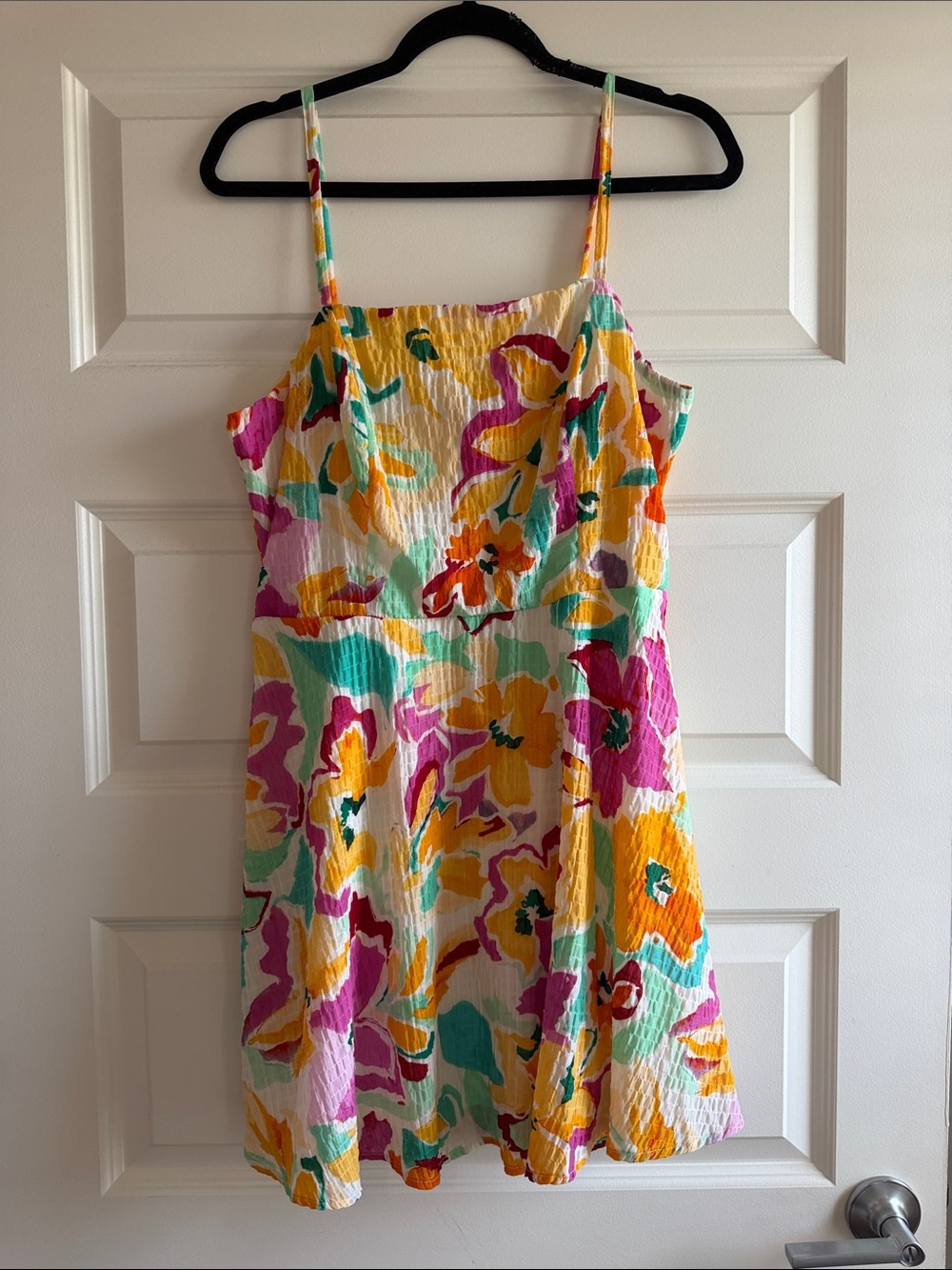 Lily Rose Multicolor Floral Sundress in Yellow, Pink & Teal